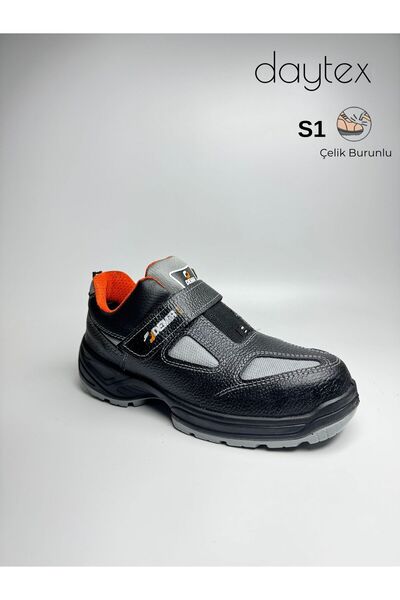 Daytex Demir 1217 S1 Çelik Burunlu İş Ayakkabısı | Vidala Deri, Nefes Alan, S...