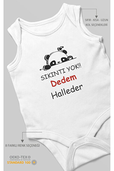 MorivoKids No Problem, Grandpa Will Handle It Printed Baby Bodysuit – Snap Fa...
