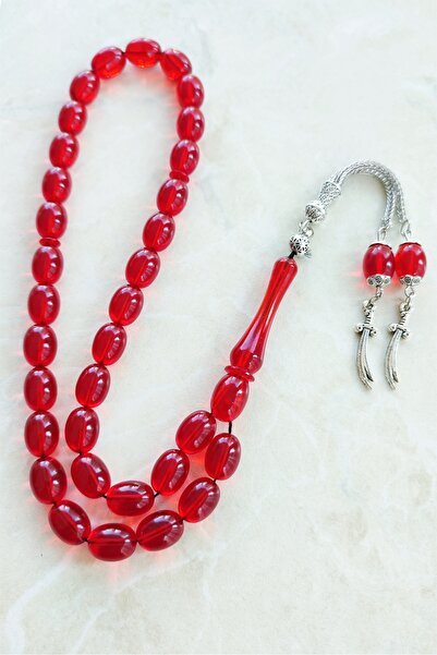 ŞAHBEY TESBİH سبحة من العنبر الناري عالي الجودة مصنوعة يدويًا / قطع خاص / تقط...