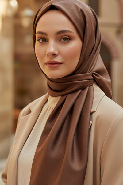 NESSCARF وشاح نسائي أنيق مربع 95x95 أنيق ومناسب للاستخدام اليومي