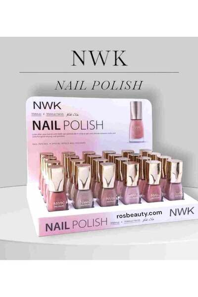 NWK مجموعة طلاء أظافر مكونة من 24 قطعة - متعددة الألوان