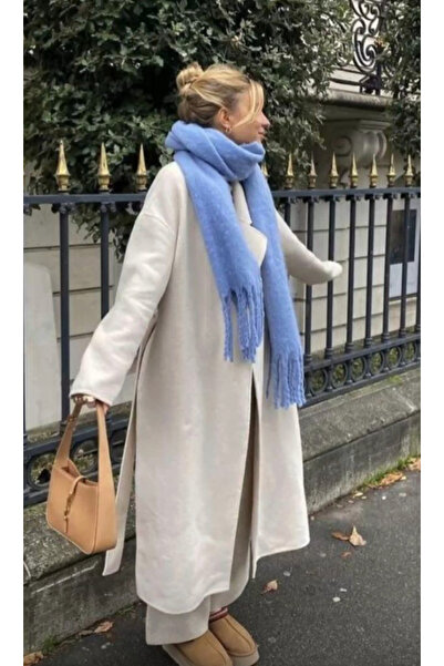 CSR AKSESUAR Puffy Baby Blue Scarf Shawl Shoulder Wrap