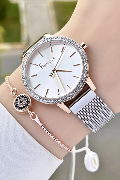 Freelook 5 Atm Waterproof Women's Wristwatch and Bracelet Fliste24