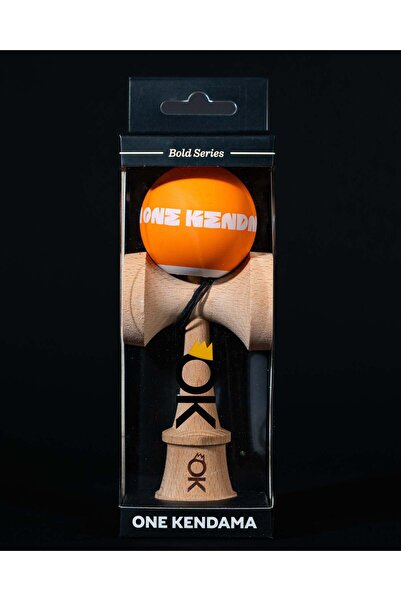 Kendama Серия One Bold - Оранжево - Буково дърво - OK MAX 61
