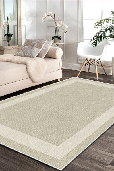 PINKIE HOME Dijital Baskı Makinede Yıkanabilir Kaymaz Leke Tutmaz Salon Halısı Mutfak Halısı ve Yolluk-N75