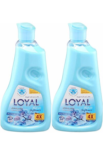 Loyal 1500 ML, Pack of 2 Fabric Softener And Freshner with Blue Petals Fragra...