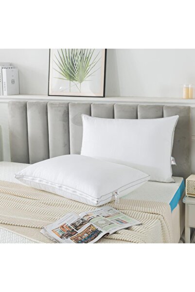 KBOX 2وساده فندقيه ميكرو فايبر قماش قطن 1500 جرام