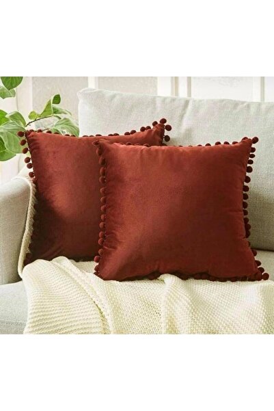 Indiehunterz Set of 2 Pompom Cushion Covers 40 X 40