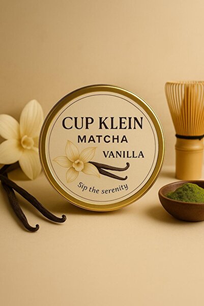 cup klein Vanilya Matcha Latte Premium İçecek Doğal & Aromatil