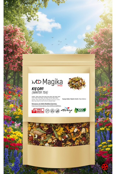 Magika Design 14 Farklı Bitki Özüyle Atom Etkili Kış Harmanı - Doğadan Gelen Dev Kadro - Doğal Kış Çayı - 200 GR
