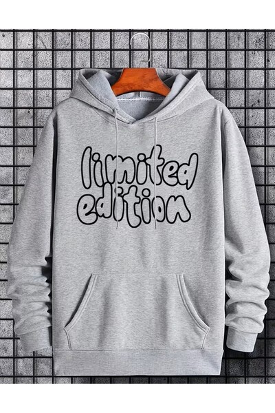 LELVANİ سترة بغطاء رأس مطبوعة عليها ''إصدار محدود''