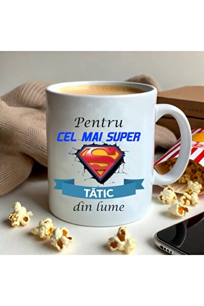 OEM Personalized mug, Super Daddy, glossy white, 300 ml