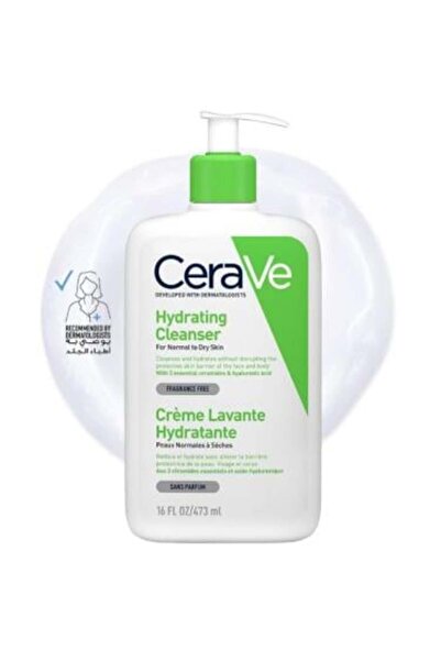 CeraVe Hydrating Cleanser for Face and Body, Normal to Dry Skin - 473 ml