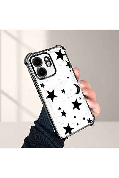 Hontinga غطاء هاتف شفاف متوافق مع إنفينيكس هوت 50i مصنوع من السيليكون مضاد لل...