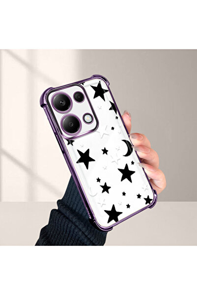 Hontinga غطاء شفاف متوافق مع هاتف شاومي ريدمي نوت 13 برو 4G مصنوع من السيليكو...