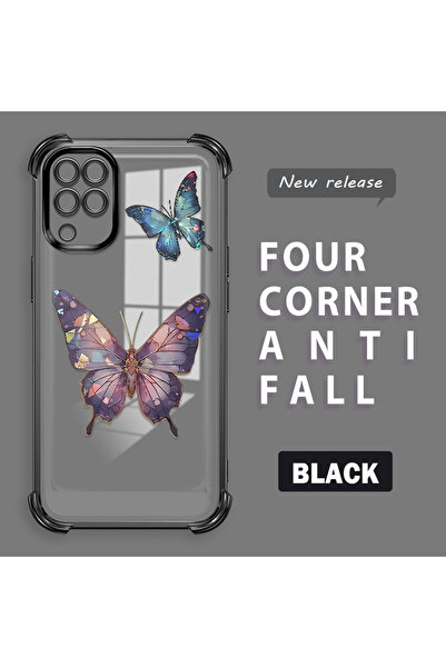 Hontinga حافظة متوافقة مع هاتف سامسونج جالاكسي M12/A12، حافظة هاتف من السيليك...