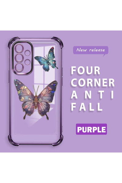 Hontinga حافظة متوافقة مع هاتف سامسونج جالاكسي A52، حافظة هاتف من السيليكون ا...