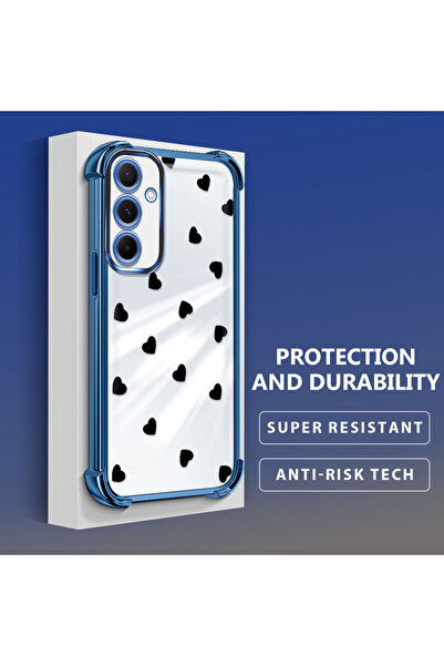 Hontinga حافظة هاتف شفافة من السيليكون الناعم متوافقة مع هاتف سامسونج جالاكسي...