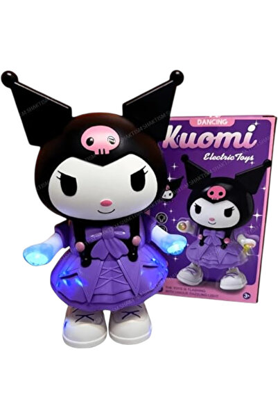 Toybox Musical Dancing Kuromi Doll Toy for Kids, Cute Cartoon-Inspired Doll with Music & LED Lights
