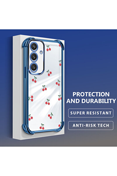 Hontinga حافظة هاتف شفافة من السيليكون الناعم متوافقة مع سامسونج جالاكسي S24 ...