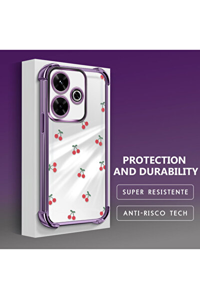 Hontinga حافظة هاتف شفافة من السيليكون الناعم متوافقة مع هاتف Xiaomi Redmi 13...