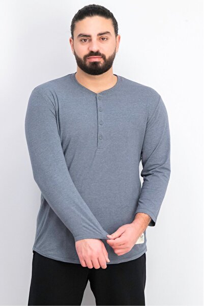 Under Armour Men Sportswear Fit Henley Training Tee, Grey