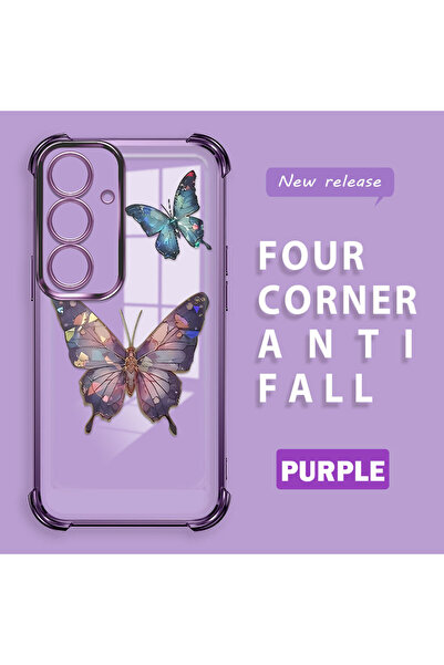 Hontinga حافظة متوافقة مع هاتف سامسونج جالاكسي S25، حافظة هاتف من السيليكون ا...