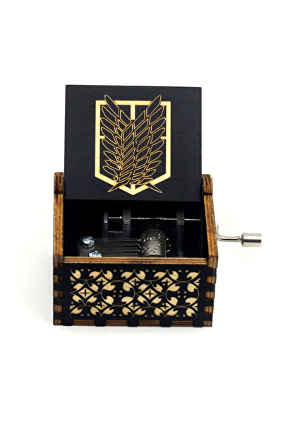 Choice صندوق موسيقي خشبي يدوي الصنع، مستوحى من فيلق العمالقة المتمركزين في أن...