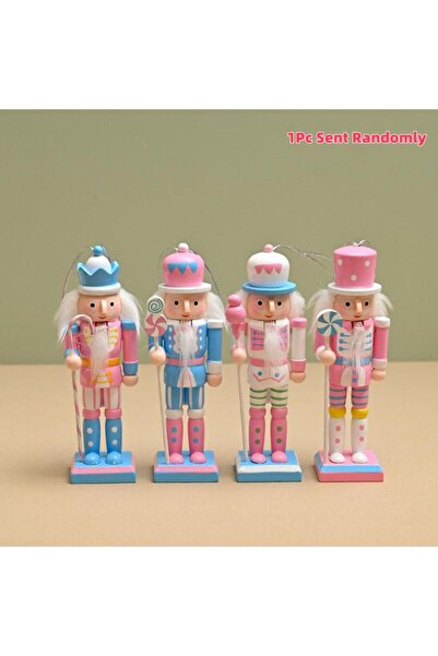 Choice سلسلة حلوى الماكرون A1، دمية جندي كسارة البندق، 12 سم، قلادة شجرة عيد ...