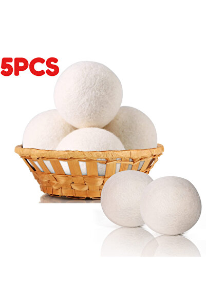 Choice10 5PCS Nature Wool Dryer Balls Fabric Softener Ball for Sensitive Skin...
