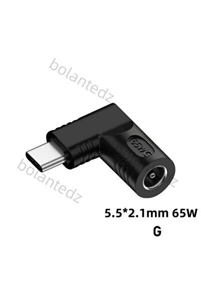 Choice محول طاقة من تيار مستمر 5.5-2.1 مم إلى USB-C PD، أبعاده 5.5 × 2.5 مم، ...