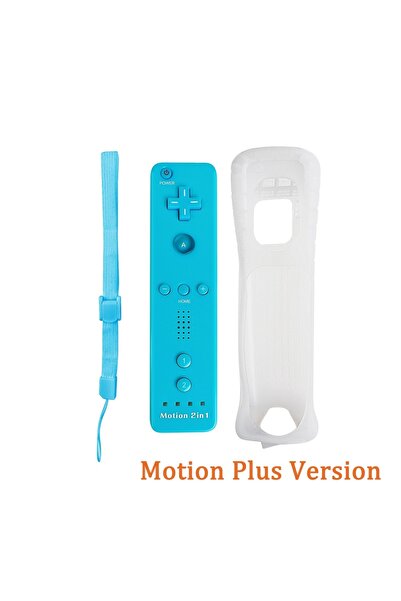 Choice جهاز تحكم عن بعد أزرق اختياري، وحدة تحكم عن بعد Motion Plus لجهاز Wii ...