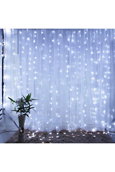 Choice سلسلة إضاءة زينة عيد الميلاد 3×2 متر، 200 مصباح LED أبيض، تعمل بمنفذ USB