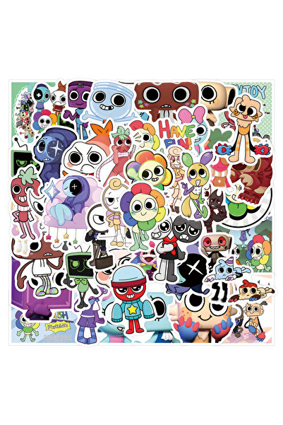 Choice مجموعة ملصقات دانديز وورلد متعددة الألوان (52 قطعة) للهواتف، أجهزة الك...