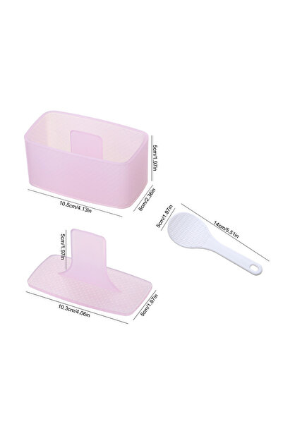 Choice قالب سوشي مستطيل، قالب مثلث، أونيغيري، كرة أرز، مكبس طعام، صانع سوشي مثلث، قالب سوشي كيه