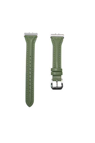 Choice سوار جلدي رفيع من جلد الأفوكادو لساعة Watch Fit 3، سوار معصم، سوار كور...