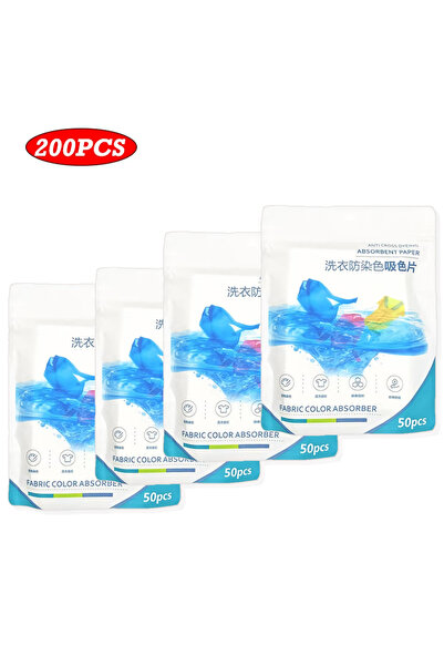 Choice1 200 قطعة 50/100/200 قطعة أقراص غسيل ورقية مضادة للصبغ لامتصاص ألوان ا...
