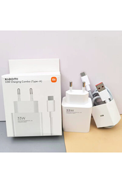 Xiaomi EU charger Set Original 33W Fast Charger EU Turbo Charge 6A Type C Cable For Mi 13 12 11 10 Lite Re
