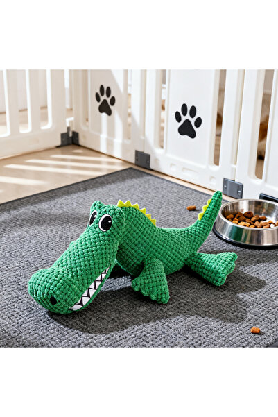 Choice لعبة تمساح قطيفة مقاومة للمضغ، لعبة تفاعلية قطيفة مع صوت، على شكل دينا...