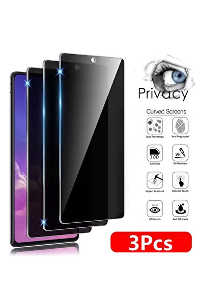 Choice12 3 قطع زجاج حماية للخصوصية لهاتف سامسونج A55 5G، 3 قطع واقي شاشة زجاج...