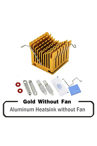 Choice8 Gold Heatsink DIY Aluminium Northbridge Heatsink Cooler Motherboard R...