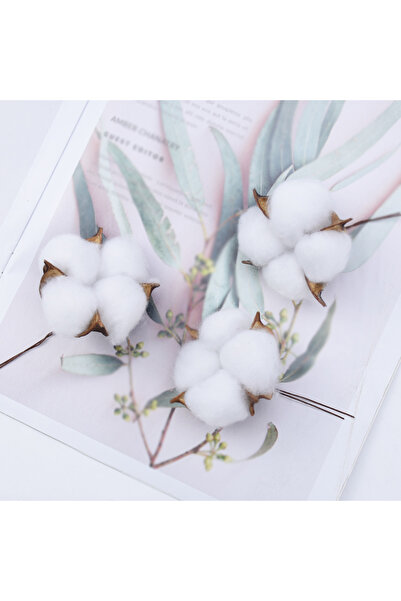 Choice ١٠ قطع من الزهور القطنية الاصطناعية ٥/١٠ قطع ٥ سم، بيع بالجملة، كرات ق...