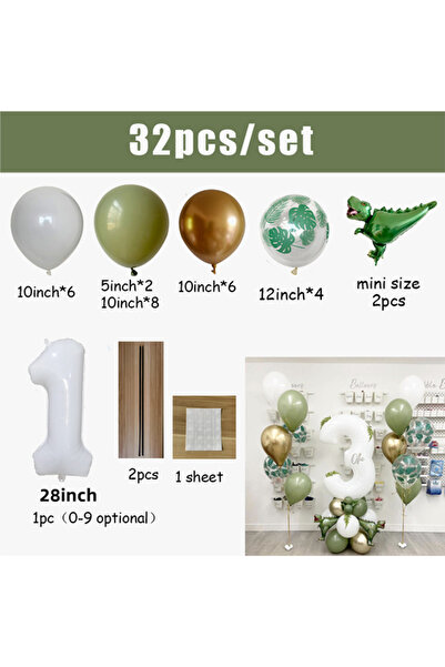 Choice كما هو موضح في الصورة، مجموعة بالونات عيد ميلاد مكونة من 32 قطعة، مقاس...