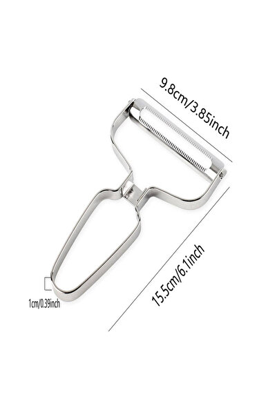 Choice1 GPD L 1 Piece of Stainless Steel Peeler for Fruits, Carrots, Vegetabl...
