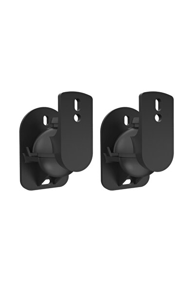 Choice black 2pcs Adjustable Wall Mount Speaker Brackets,Swivel & Tilt for Sound Positioning for Home Theat