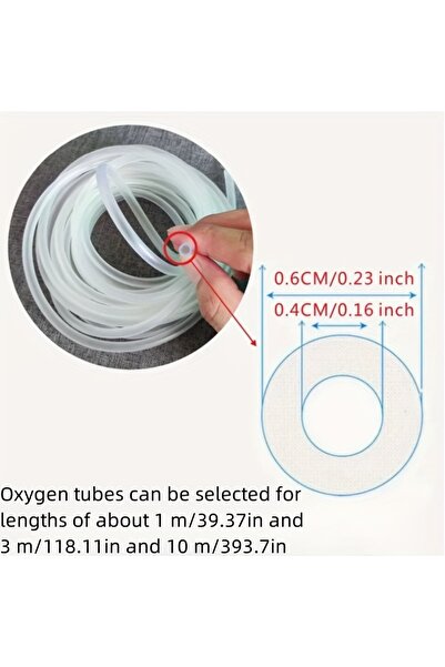 Choice1 10 M Aquarium Air Pump Hose - 6MM Outer Diameter, 4Mm Inner Diameter,...