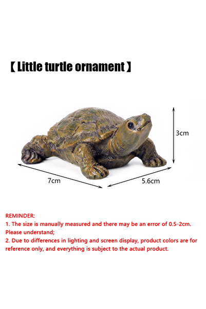 Choice تمثال سلحفاة ساحر واحد، تمثال سلحفاة صغير، ديكور منظر طبيعي صغير، مثال...
