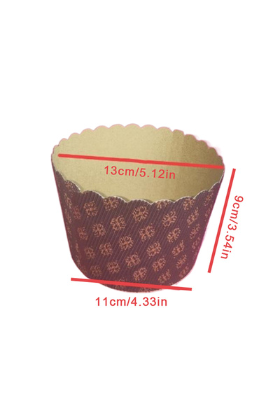 Choice 5inch Dove Mold Paper Tray for Cake Pastry Bread Christmas Holiday Party Kitchen Baking Tools Carton