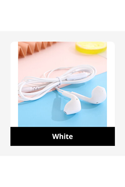 Choice سماعات أذن ستيريو عالمية مقاس 3.5 ملم من وايت ماكارون، مناسبة للرياضة ...