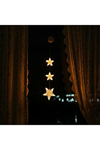 Choice أضواء LED على شكل نجمة مع أكواب شفط، زينة أجواء عيد الميلاد، شجرة عيد ...